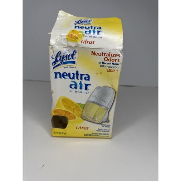 Lysol Neutra Air Plug Scented Oil Refill Citrus 0.71 fl. oz (21 mL) Discontinued - Picture 1 of 7